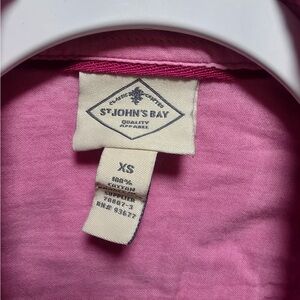 St. John's Bay Vibrant Pink Casual Shirt